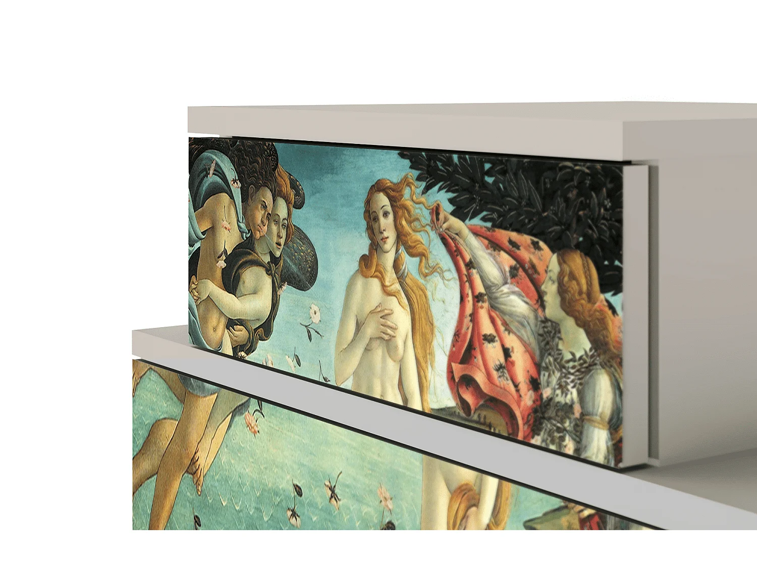 Criado-mudo - 58х58х41 cm - NS1 - The Birth of Venus, Areia