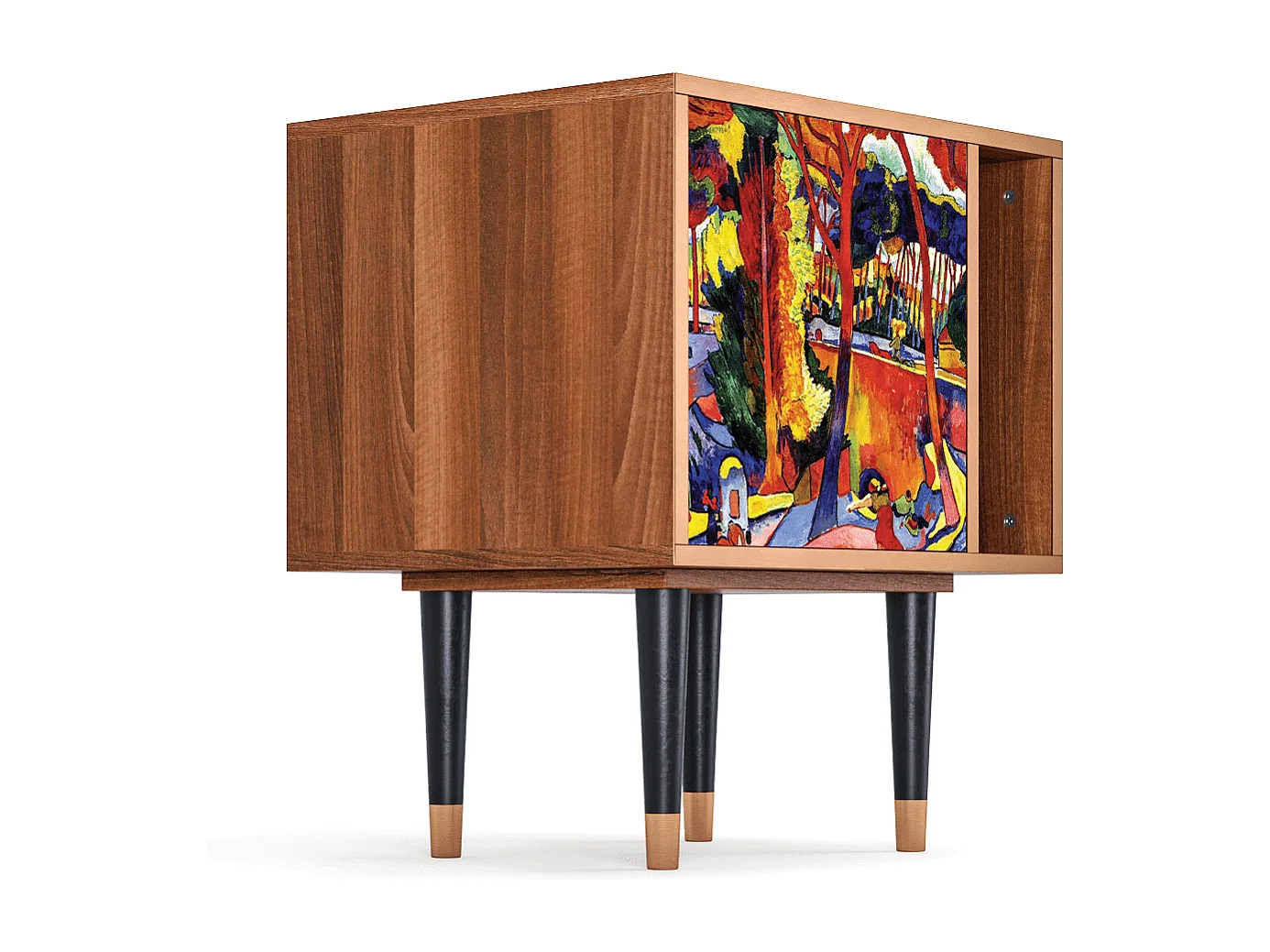 Table de nuit - 57х69х48 cm - S2 - The Turning Road, Noyer