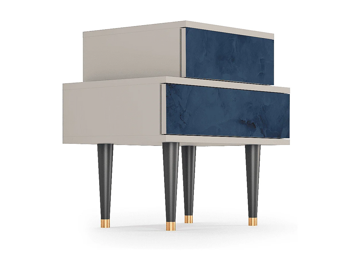 Comodino - 58х58х41 cm - NS1 - Endless Galaxi, Sabbia