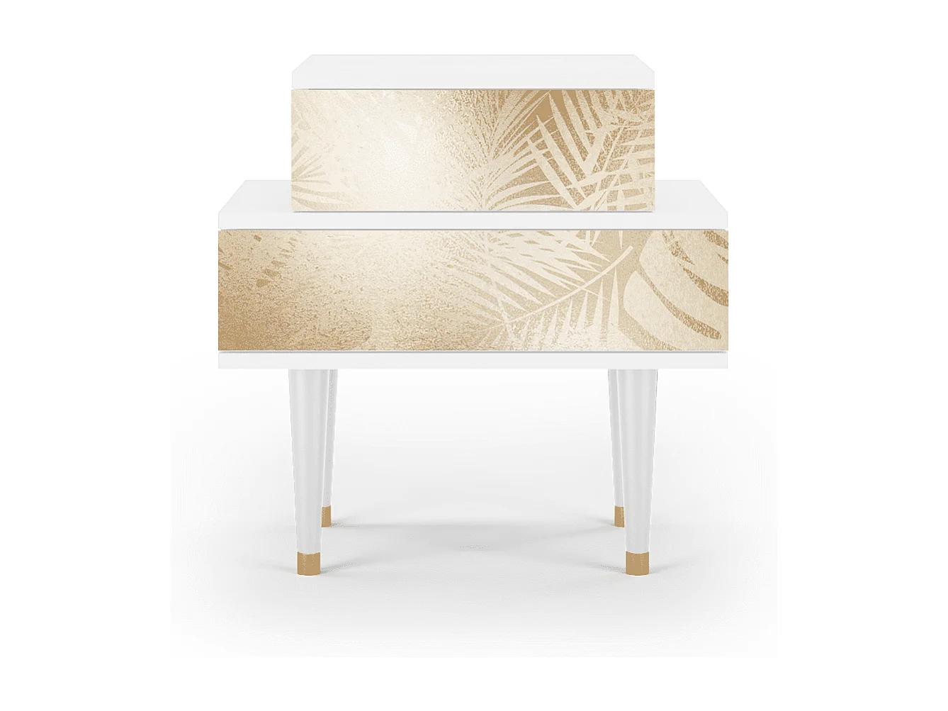 Criado-mudo - 58х58х41 cm - NS1 - Plant of the Dessert, Branco