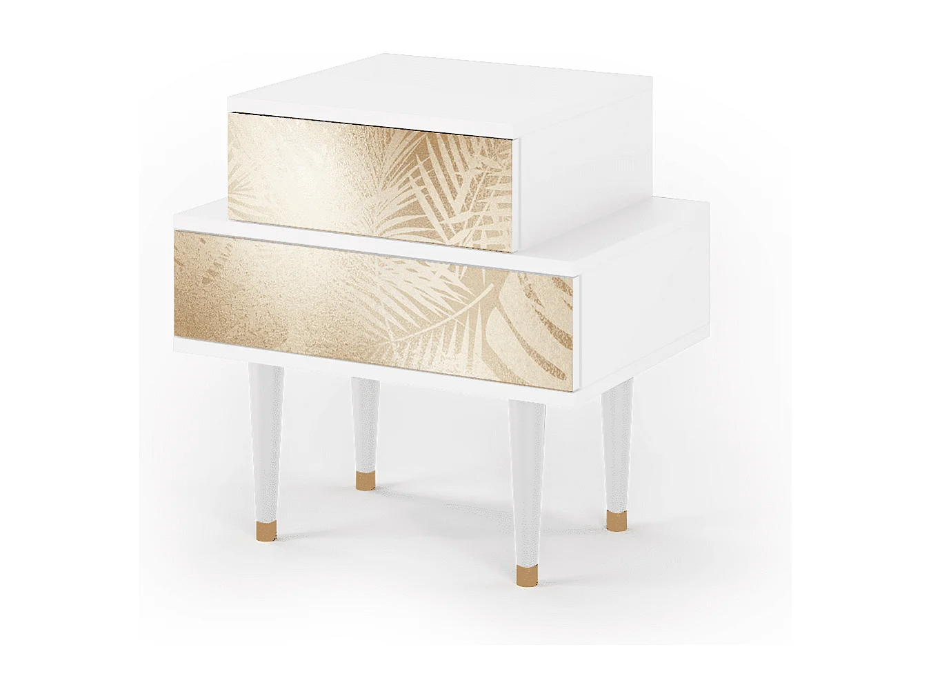 Criado-mudo - 58х58х41 cm - NS1 - Plant of the Dessert, Branco