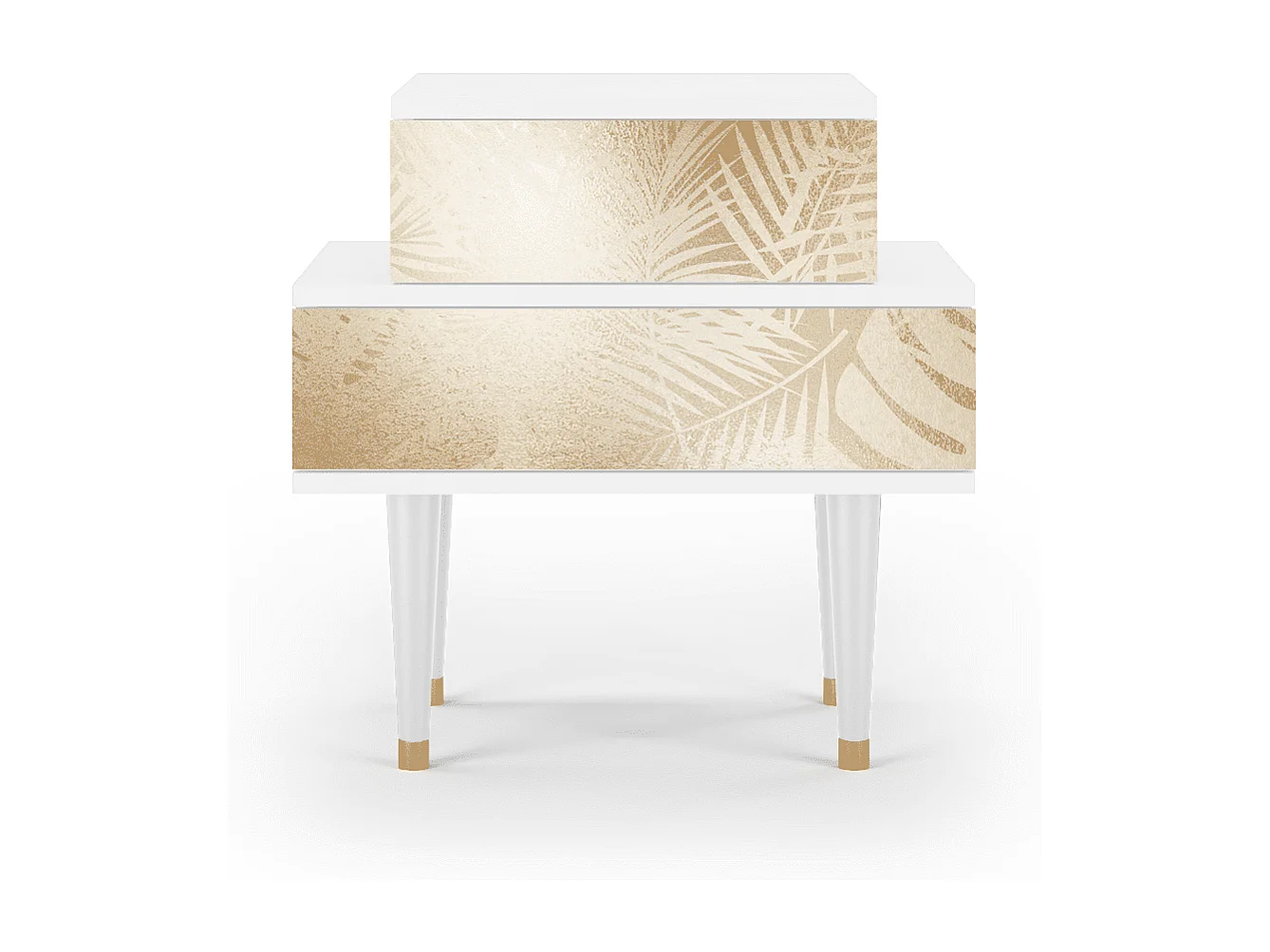 Table de nuit - 58х58х41 cm - NS1 - Plant of the Dessert, Blanc