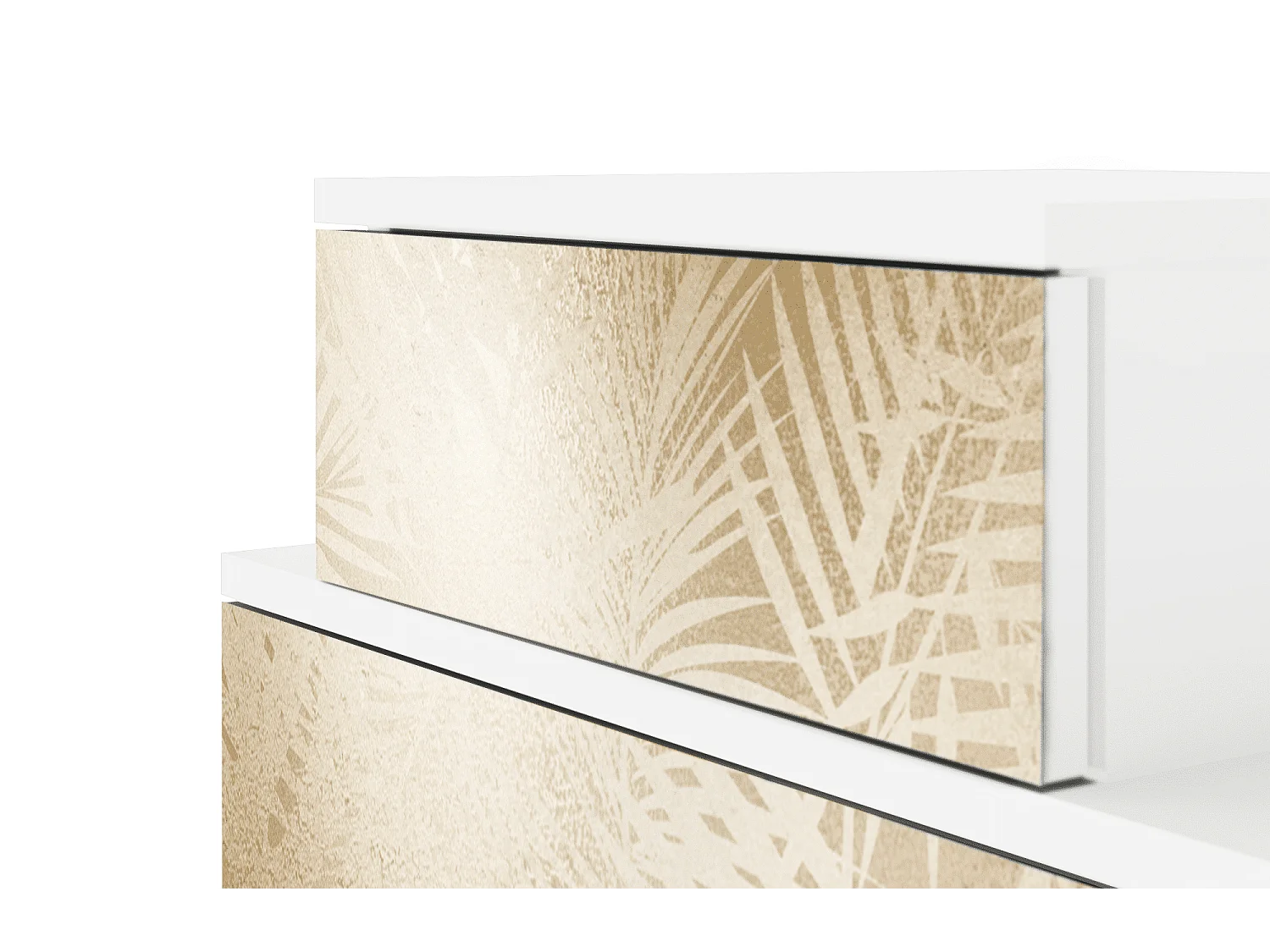 Table de nuit - 58х58х41 cm - NS1 - Plant of the Dessert, Blanc