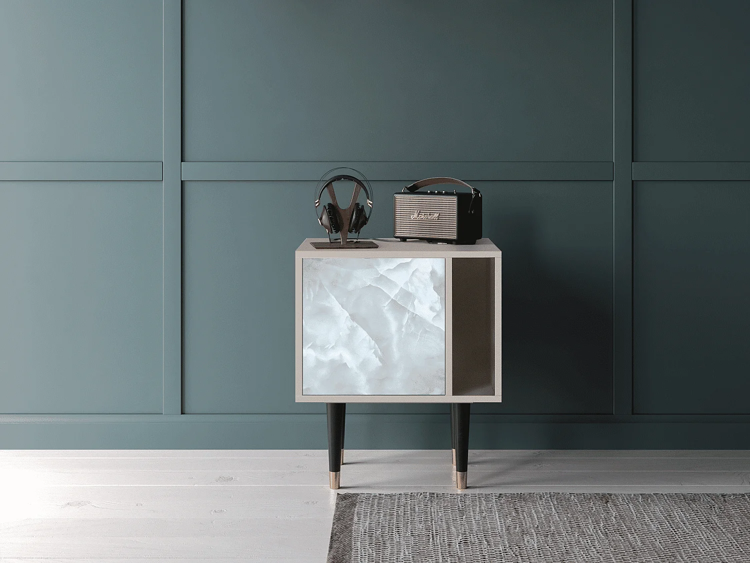 Criado-mudo - 57х69х48 cm - S2 - The Onyx, Areia