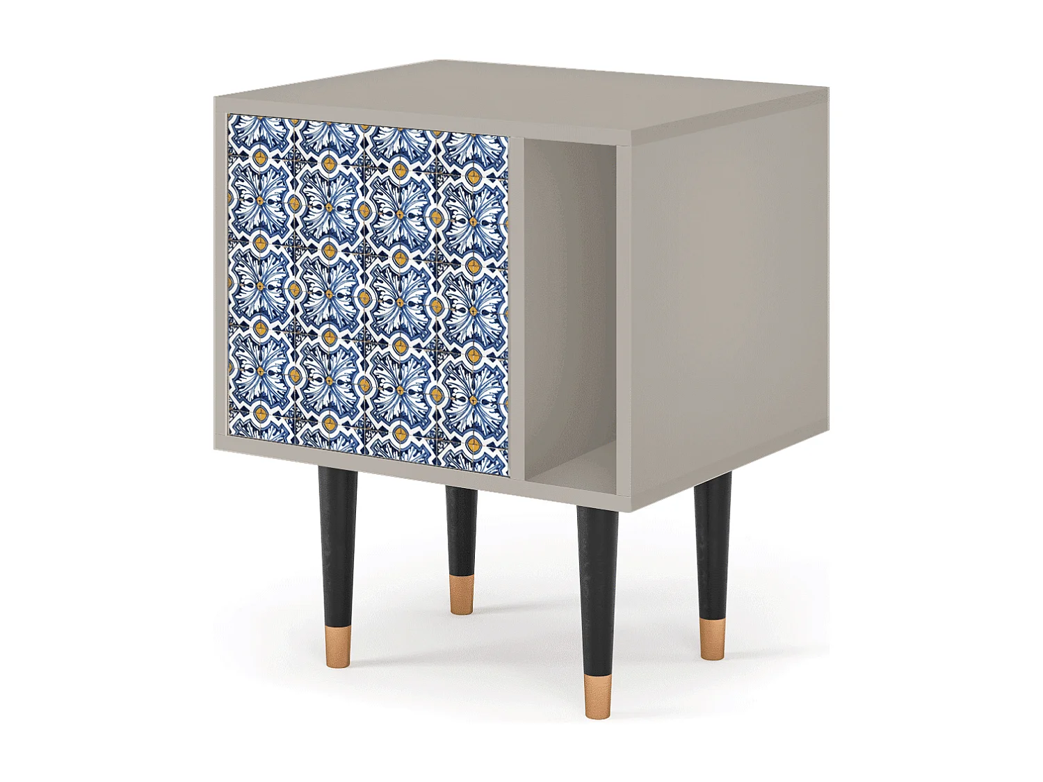 Table de nuit - 57х69х48 cm - S2 - Lovely Cornflowers, Sable