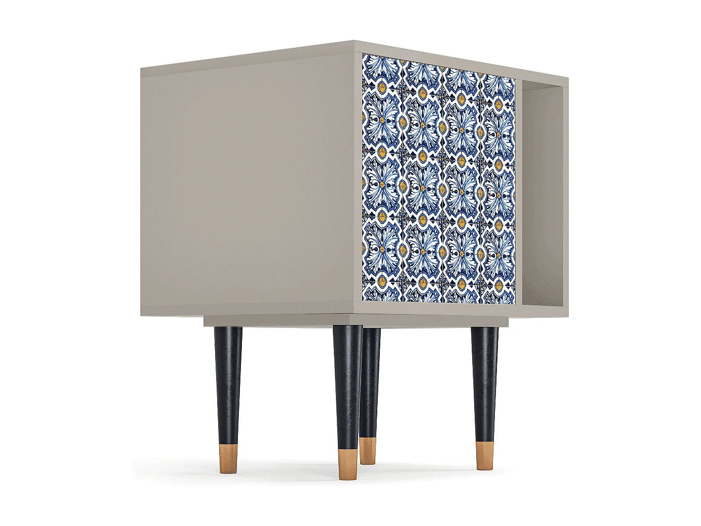 Table de nuit - 57х69х48 cm - S2 - Lovely Cornflowers, Sable