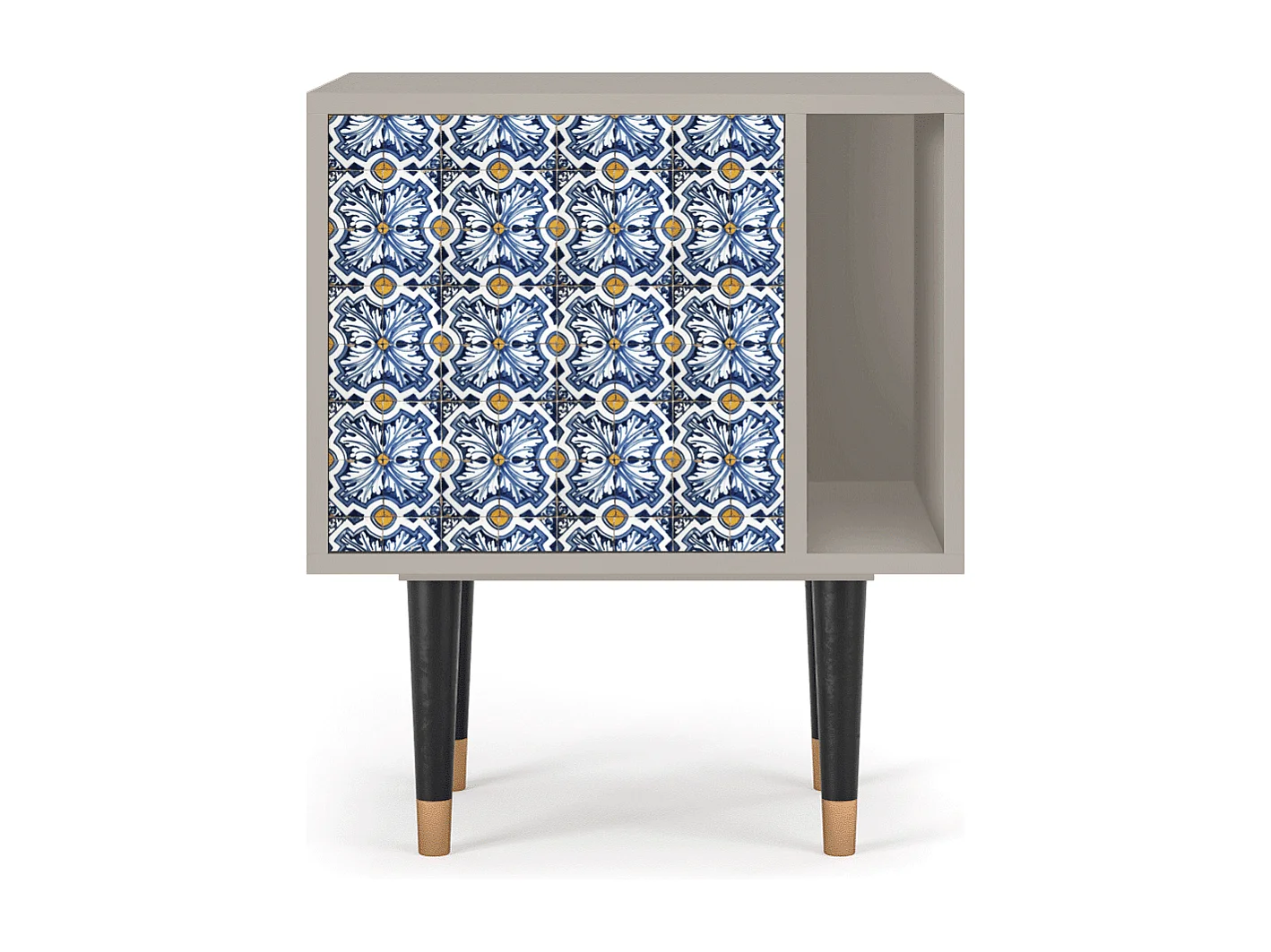 Table de nuit - 57х69х48 cm - S2 - Lovely Cornflowers, Sable