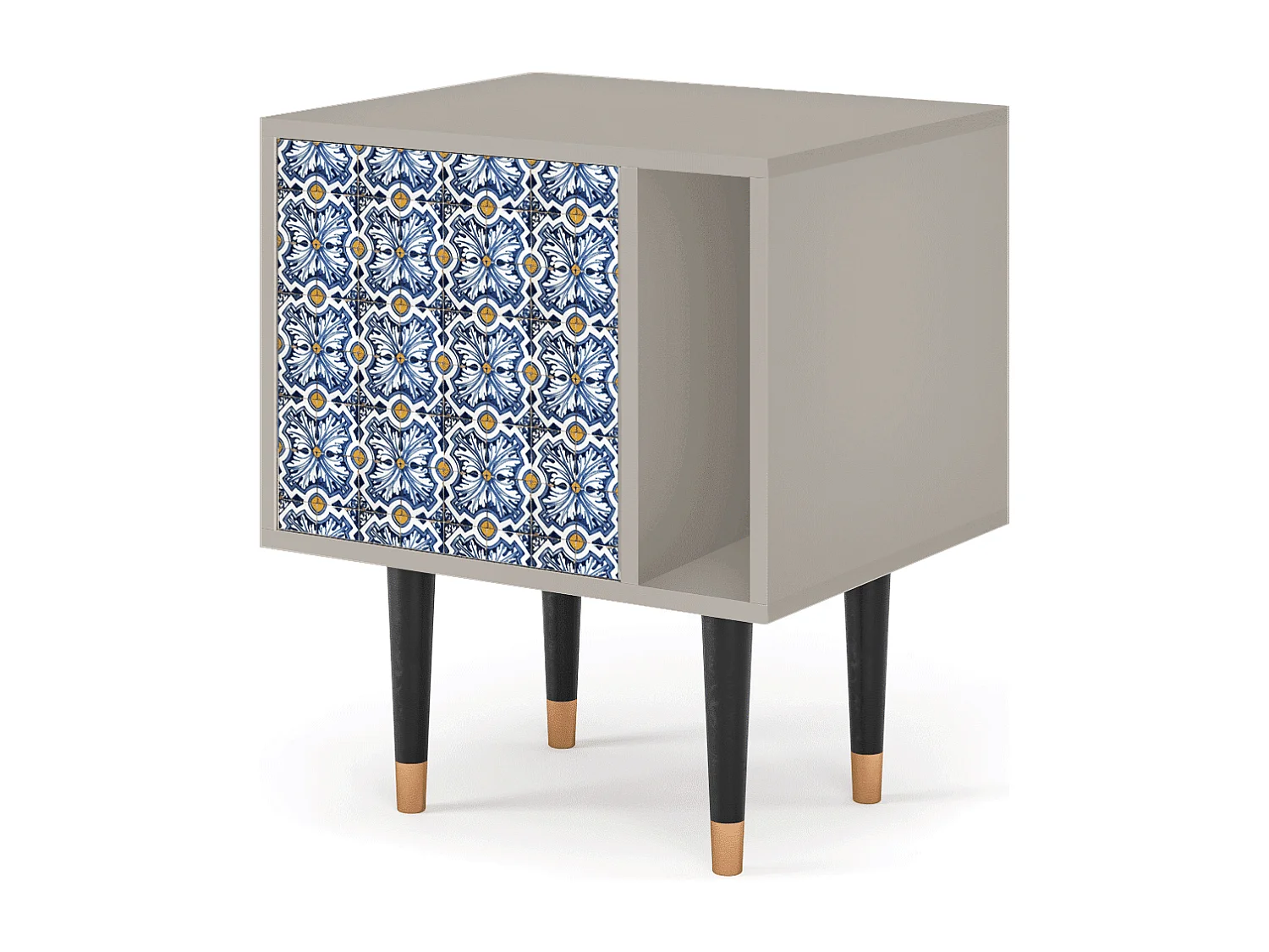 Table de nuit - 57х69х48 cm - S2 - Lovely Cornflowers, Sable