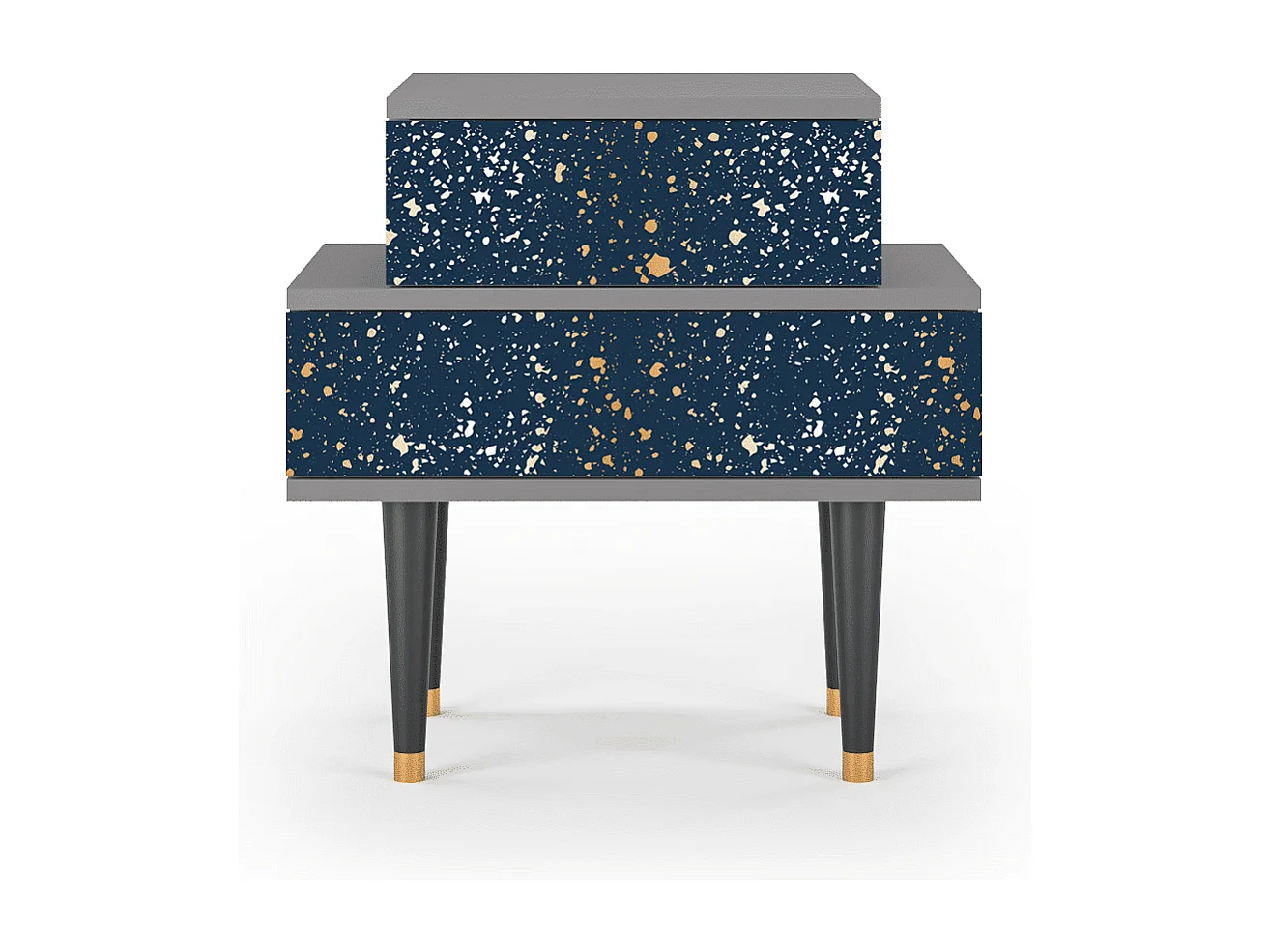 Nachtkastje - 58х58х41 cm - NS1 - Starfall, Grijs