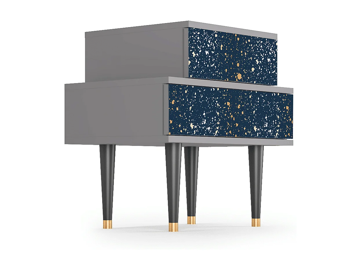 Nachtkastje - 58х58х41 cm - NS1 - Starfall, Grijs