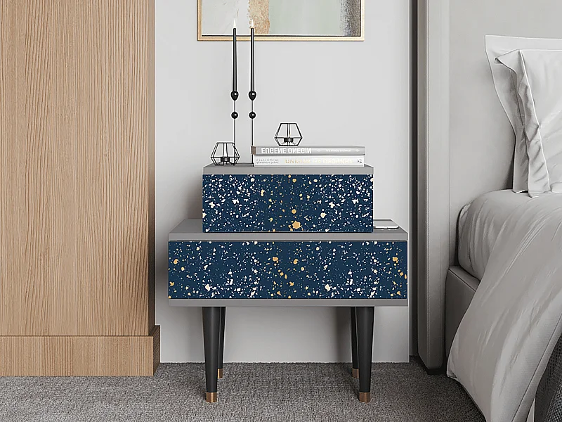 Table de nuit - 58х58х41 cm - NS1 - Starfall, Gris