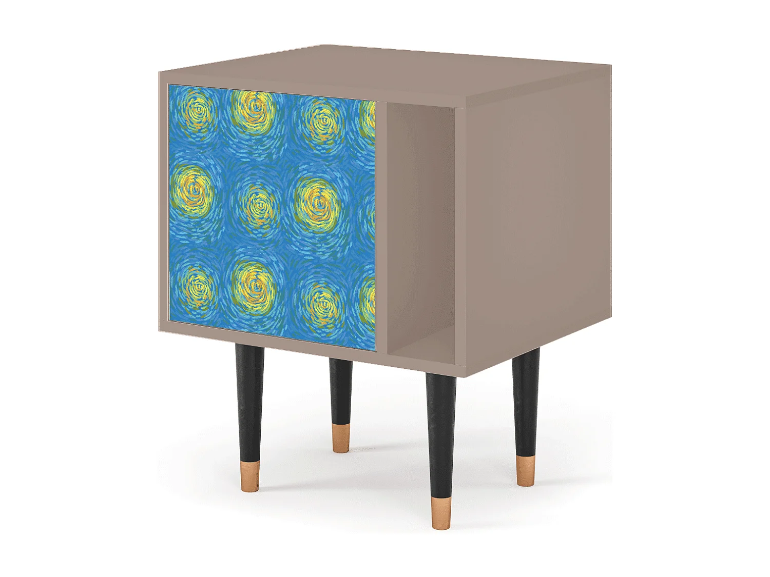 Nachtkastje - 57х69х48 cm - S2 - Van Gogh Lights, Latte