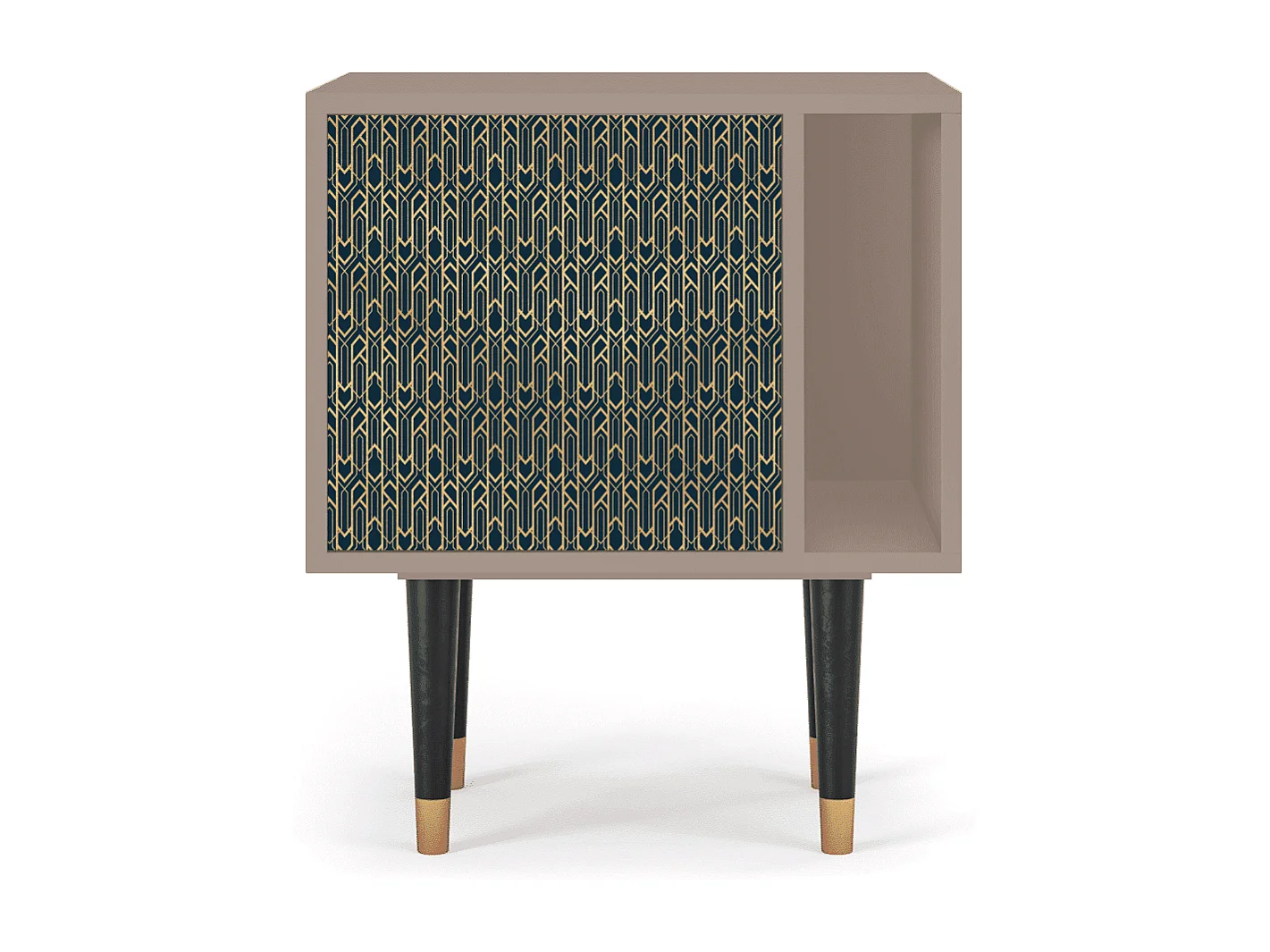 Criado-mudo - 57х69х48 cm - S2 - Golden Empire, Latte