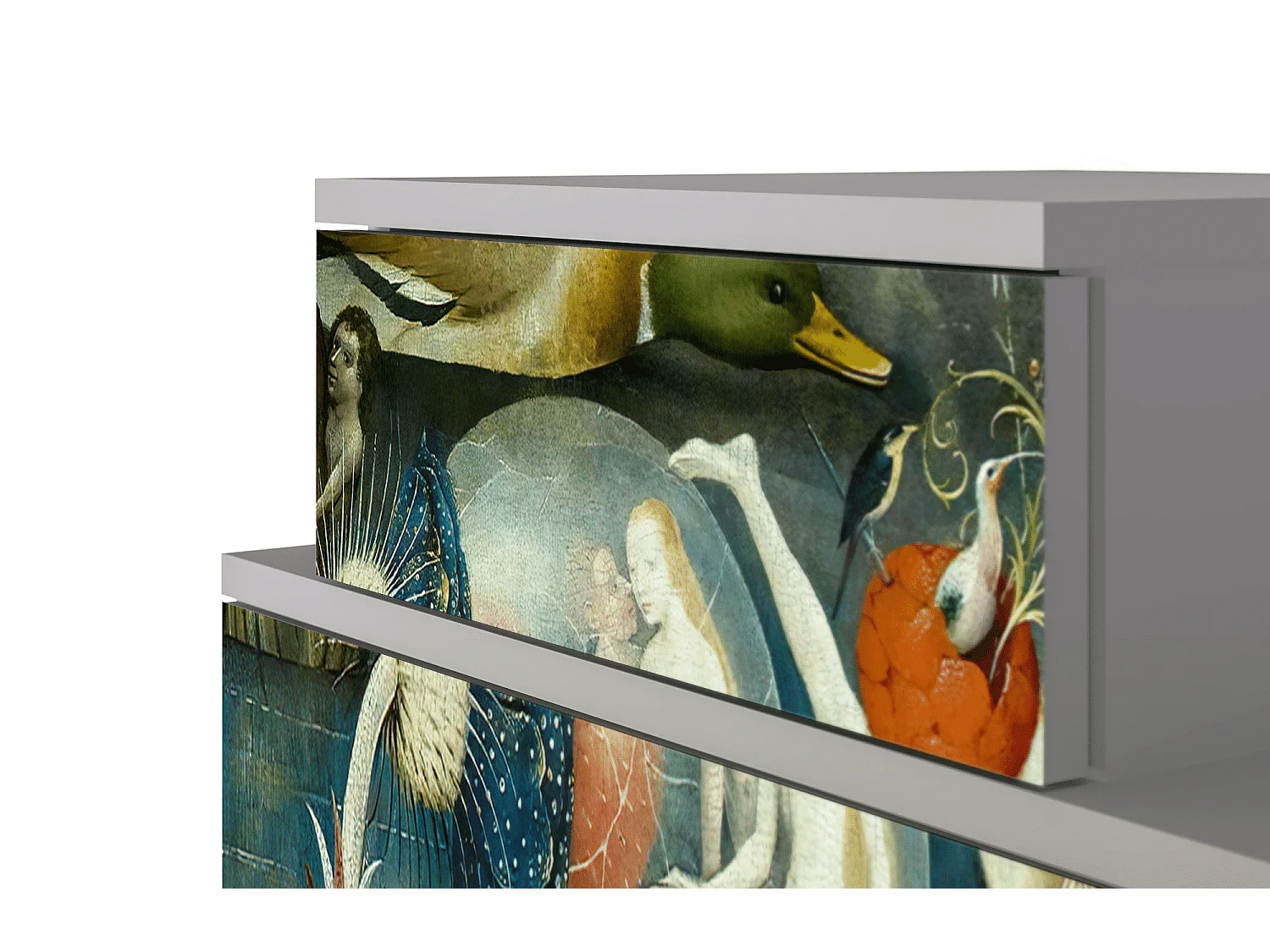 Nachttisch - 58х58х41 cm - NS1 - The Garden Of by Bosch, Grau