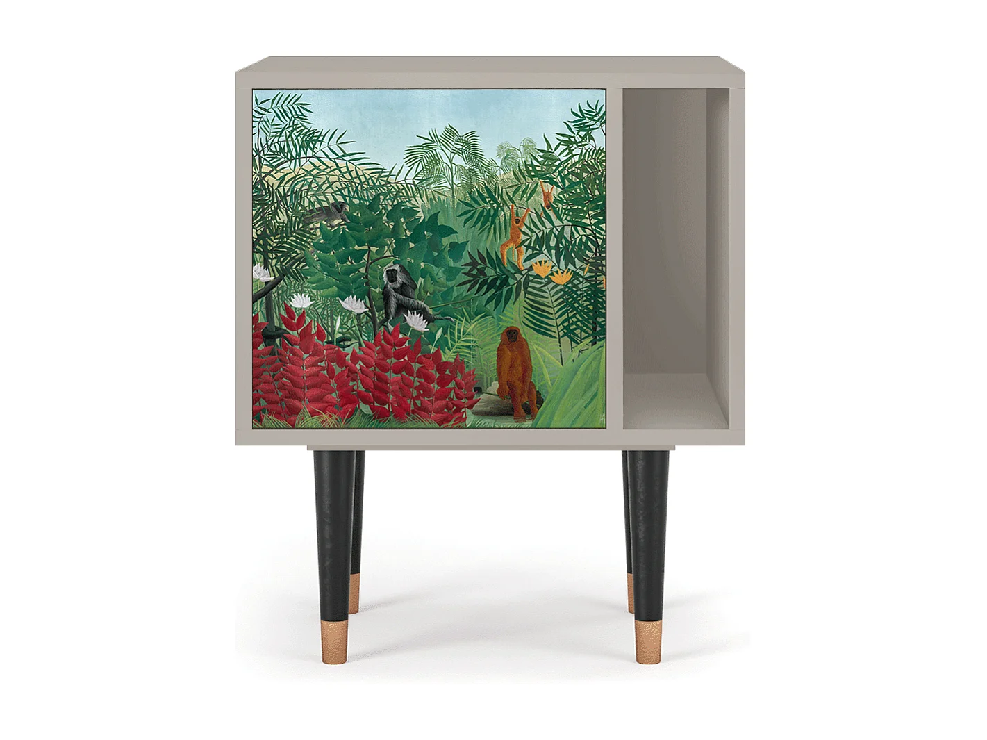 Table de nuit - 57х69х48 cm - S2 - Jungles in Paris, Sable