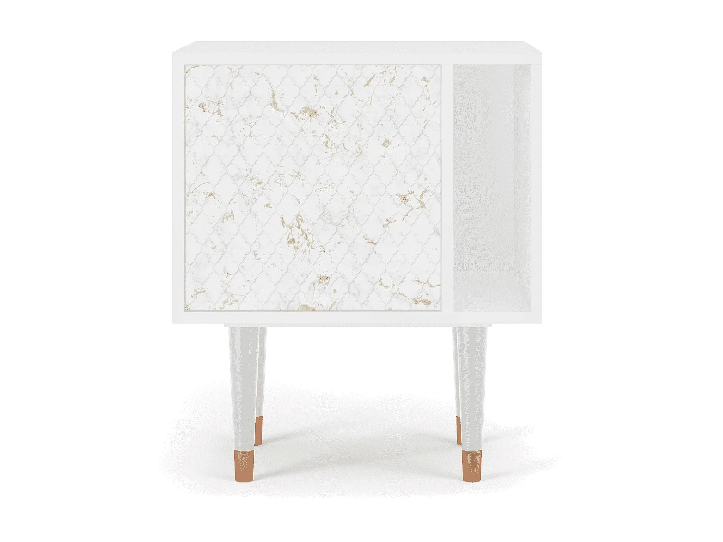 Table de nuit - 57х69х48 cm - S2 - Sweet Cotton, Blanc