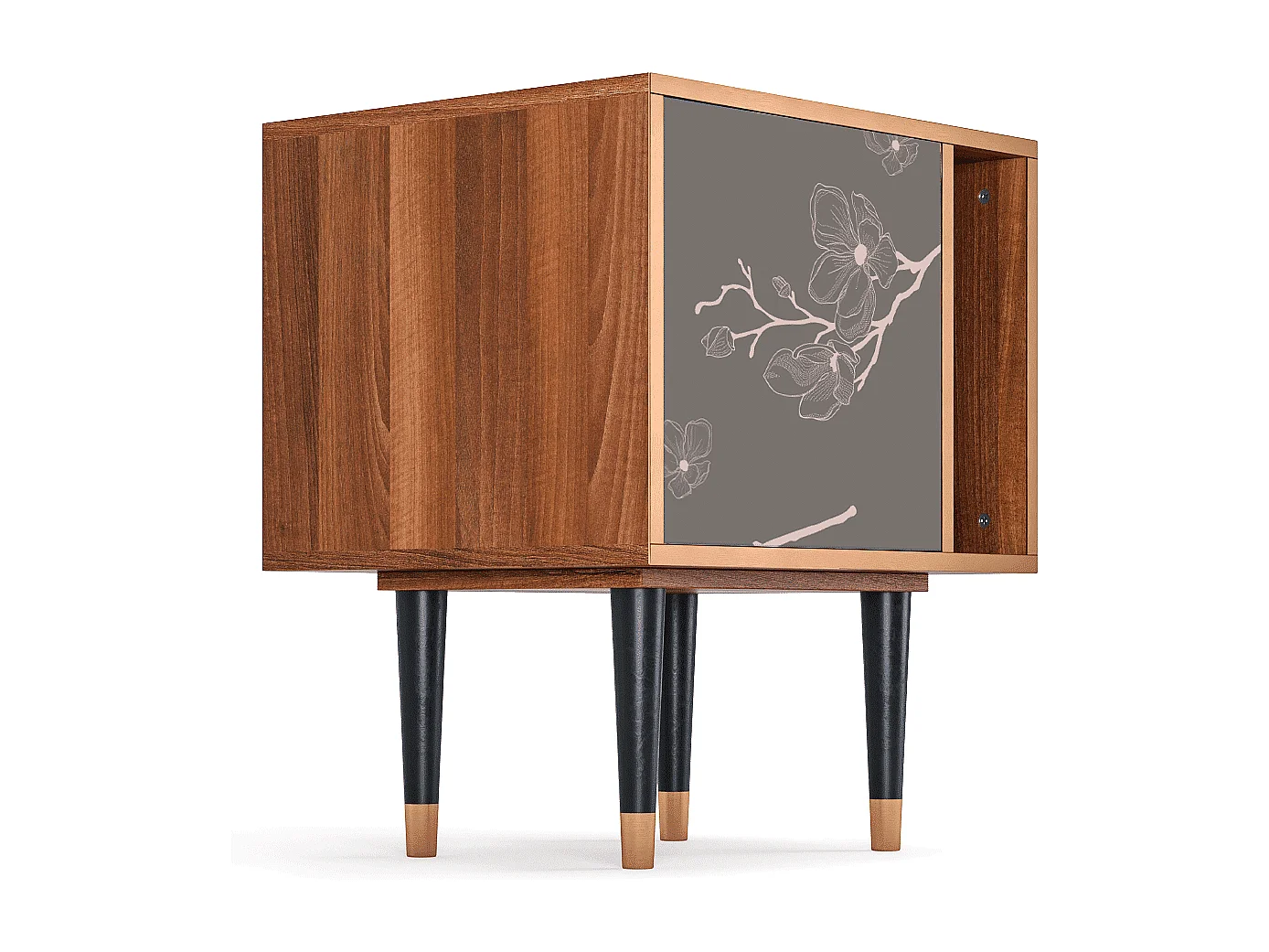 Nachtkastje - 57х69х48 cm - S2 - Cherry Blossom, Walnoot