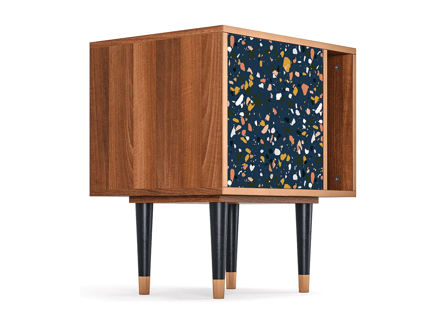 Comodino - 57х69х48 cm - S2 - Night Sky Langhterns, Noce