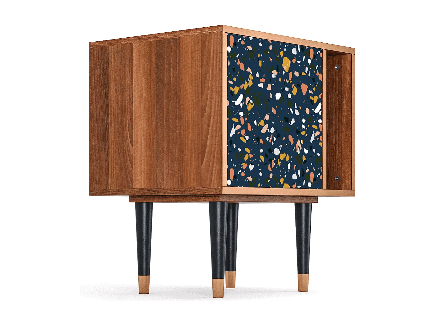 Table de nuit - 57х69х48 cm - S2 - Night Sky Langhterns, Noyer