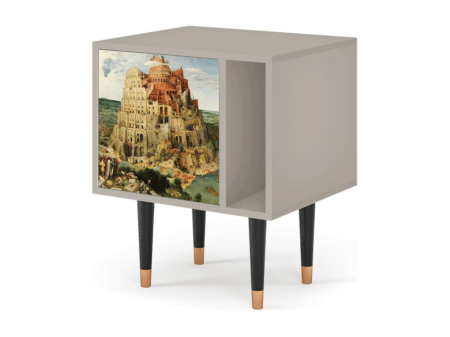 Table de nuit - 57х69х48 cm - S2 - Elder The Tower, Sable