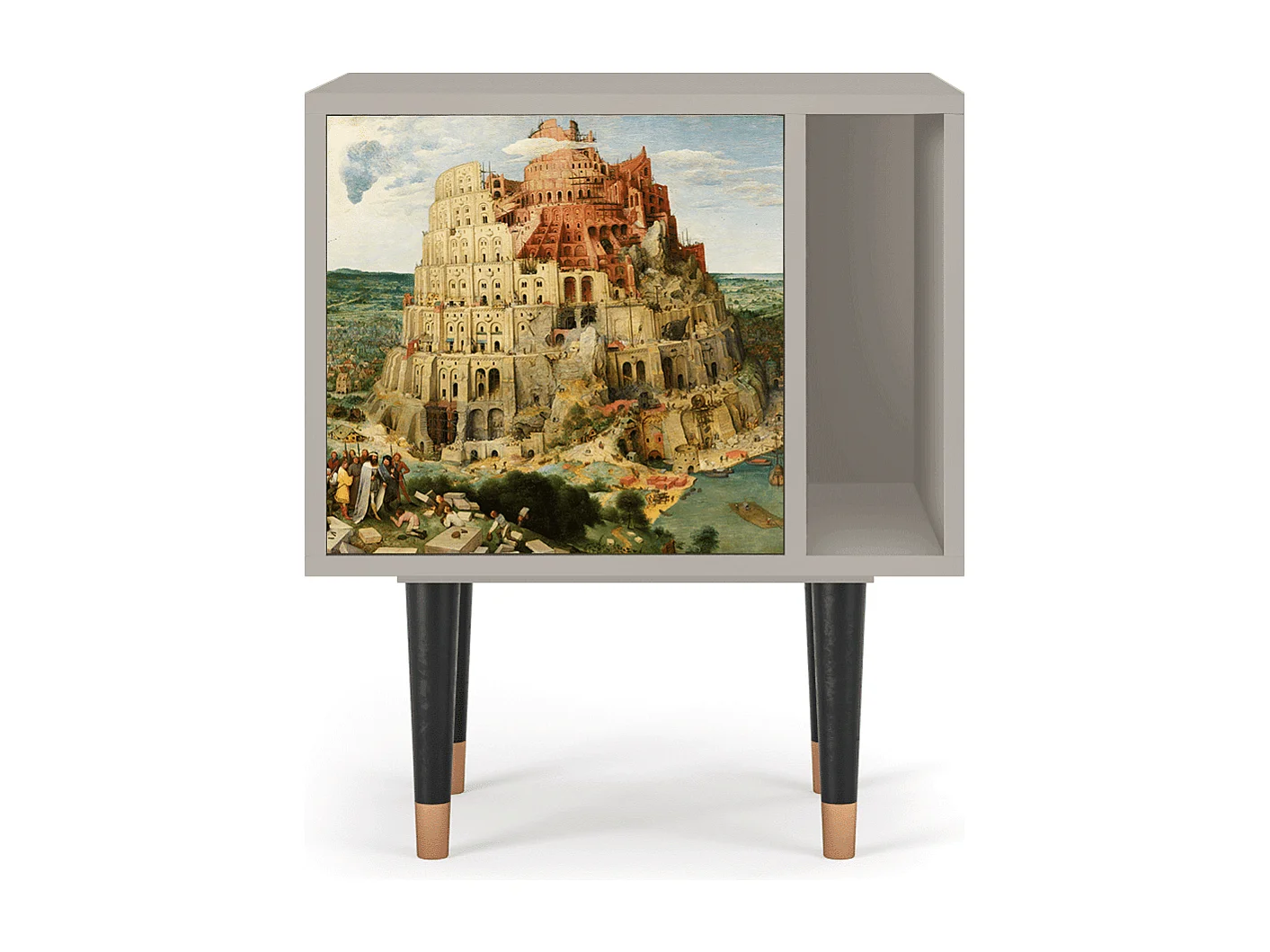 Table de nuit - 57х69х48 cm - S2 - Elder The Tower, Sable