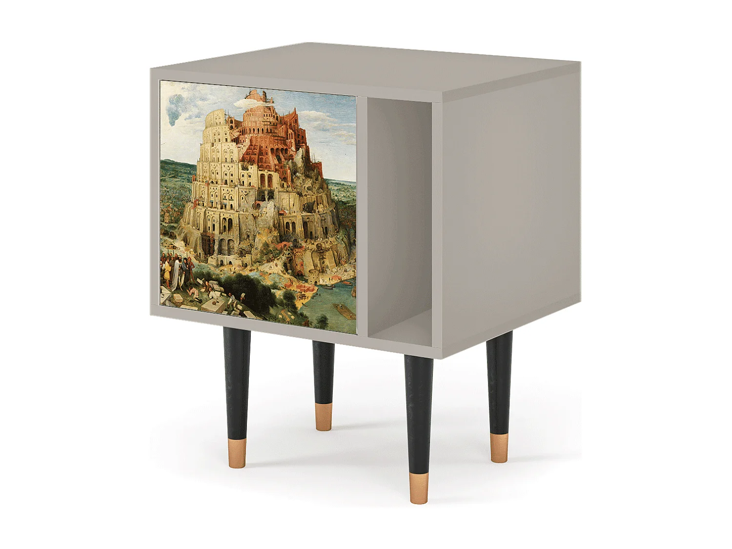 Table de nuit - 57х69х48 cm - S2 - Elder The Tower, Sable