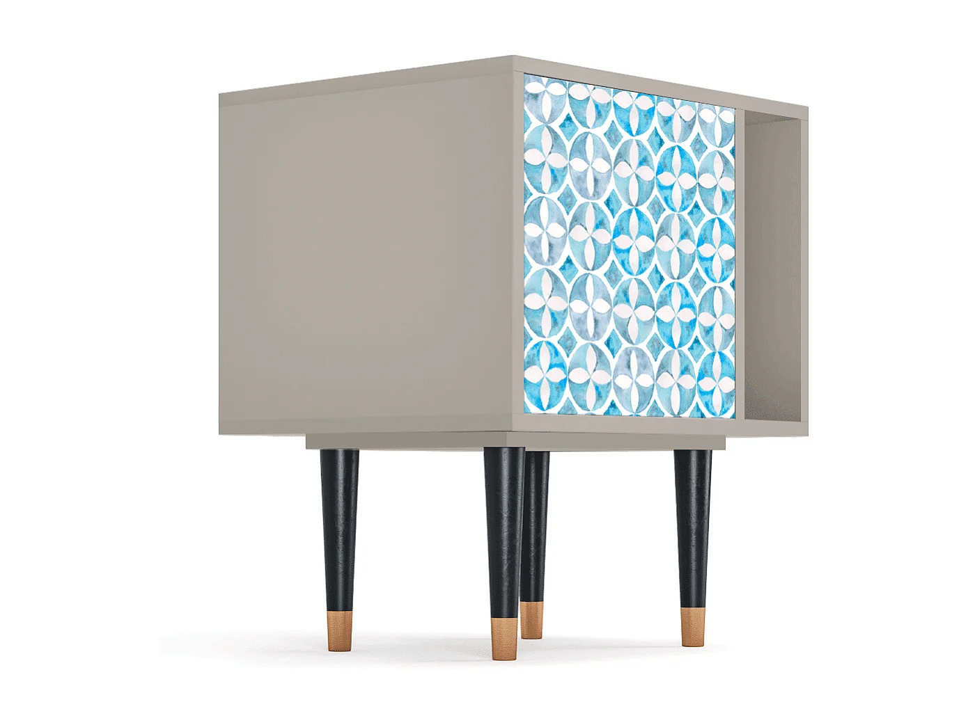 Stolik nocny - 57х69х48 cm - S2 - Porto Mood, Piaskowy