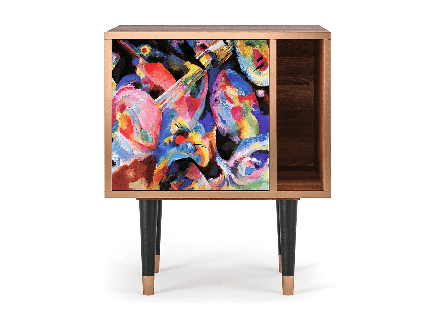 Nachtkastje - 57х69х48 cm - S2 - Kandinsky, Walnoot