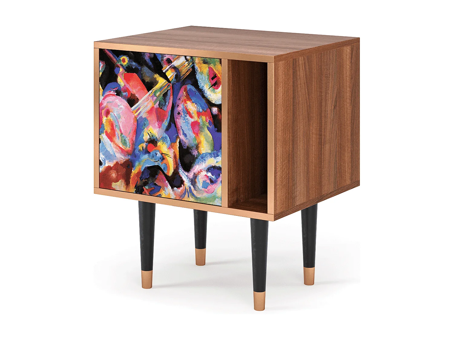 Nachtkastje - 57х69х48 cm - S2 - Kandinsky, Walnoot