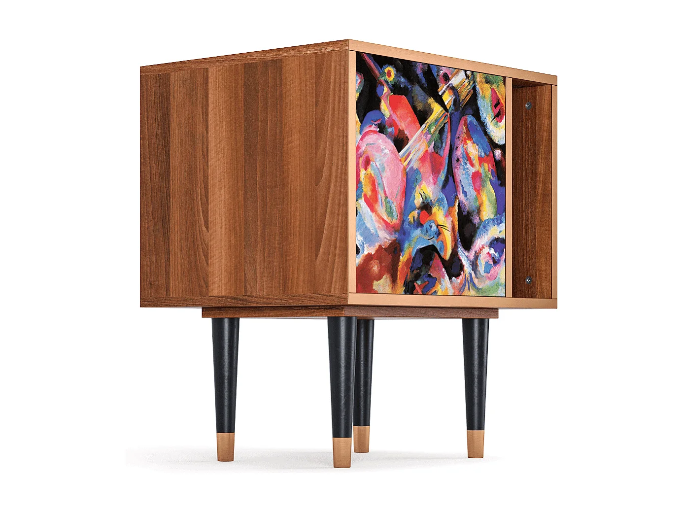 Nachtkastje - 57х69х48 cm - S2 - Kandinsky, Walnoot