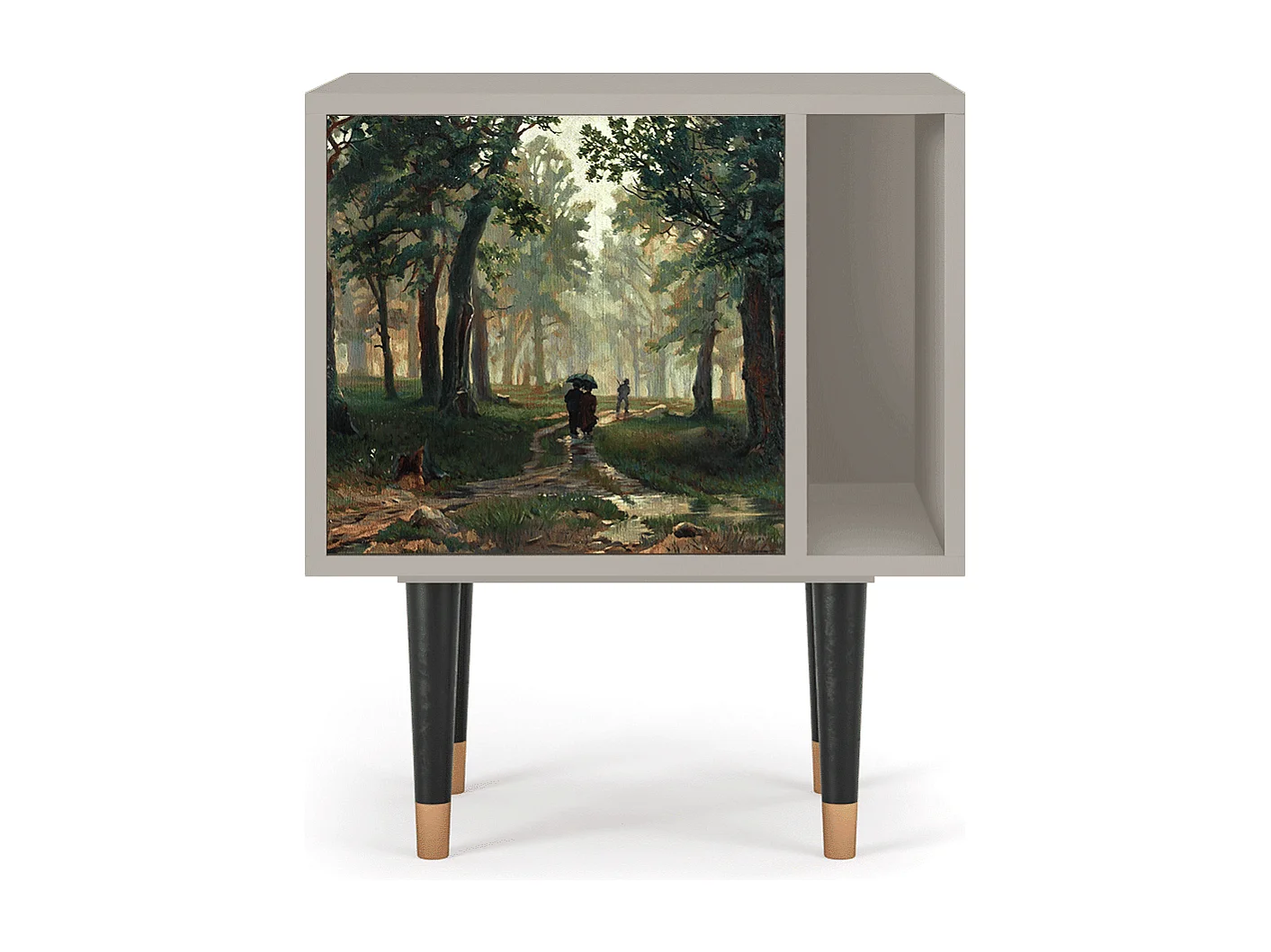Table de nuit - 57х69х48 cm - S2 -  Rain in the Oak Forest, Sable
