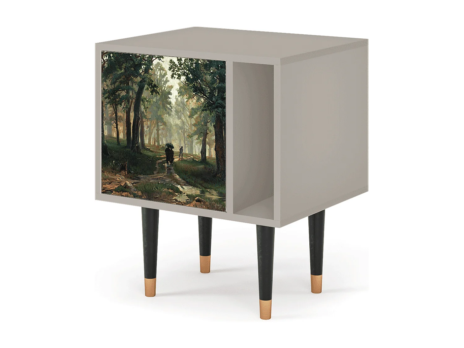 Table de nuit - 57х69х48 cm - S2 -  Rain in the Oak Forest, Sable