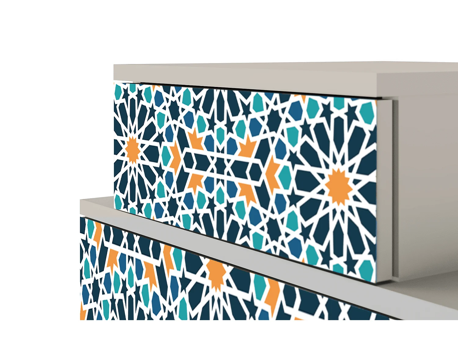 Criado-mudo - 58х58х41 cm - NS1 - Kaleidoscope, Areia