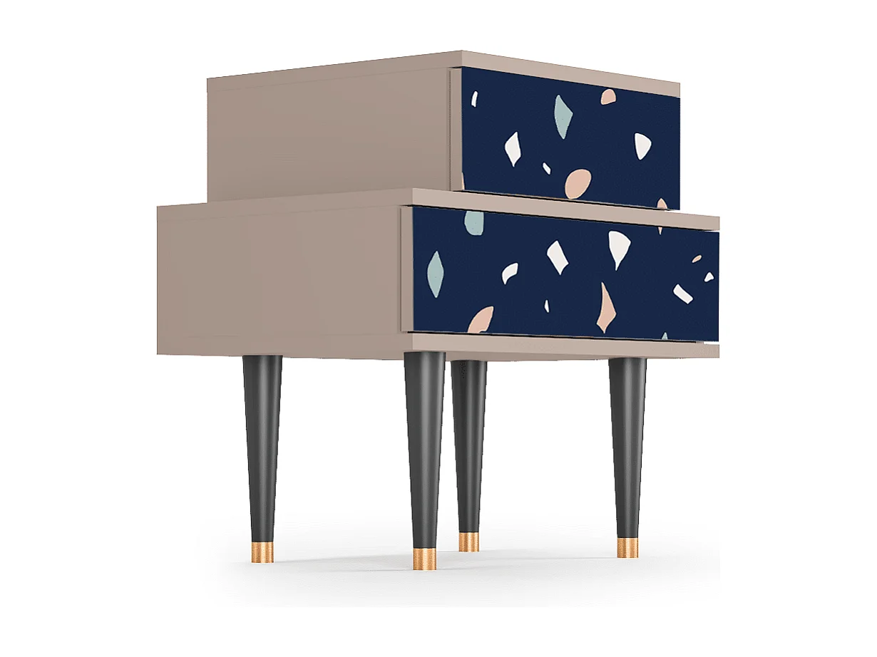 Table de nuit - 58х58х41 cm - NS1 - Space Satellites, Latte