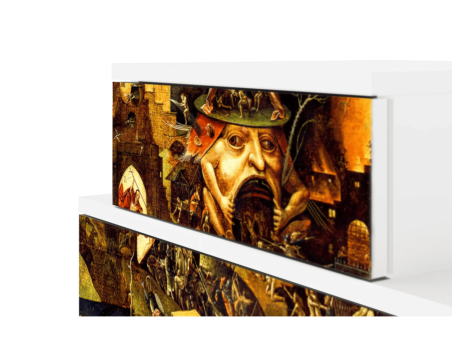 Table de nuit - 58х58х41 cm - NS1 - Christ in Limbo, Blanc