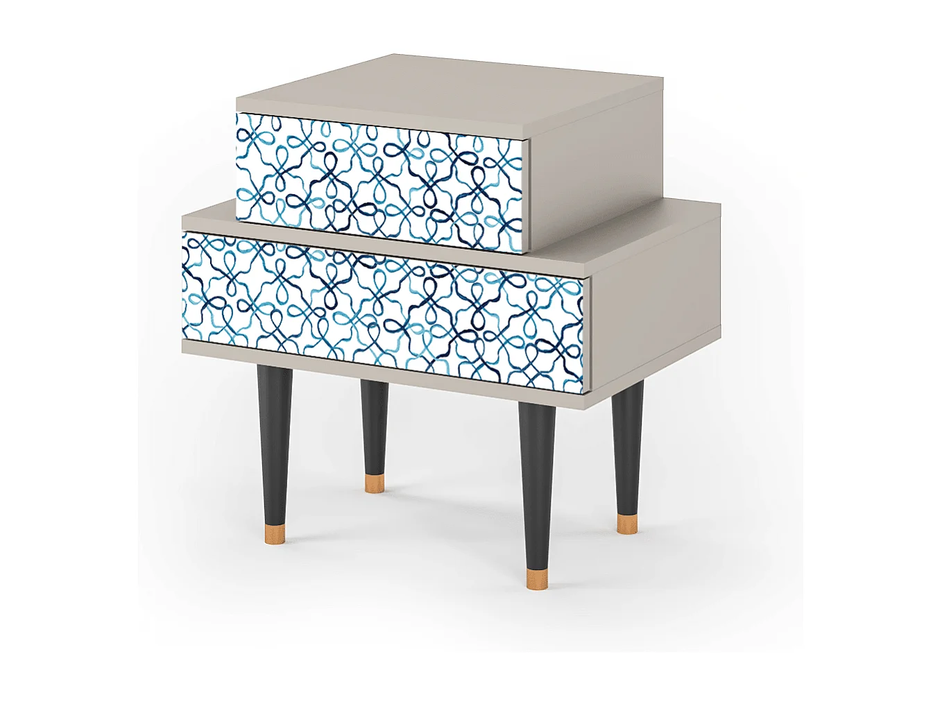 Comodino - 58х58х41 cm - NS1 - Marine Strings, Sabbia