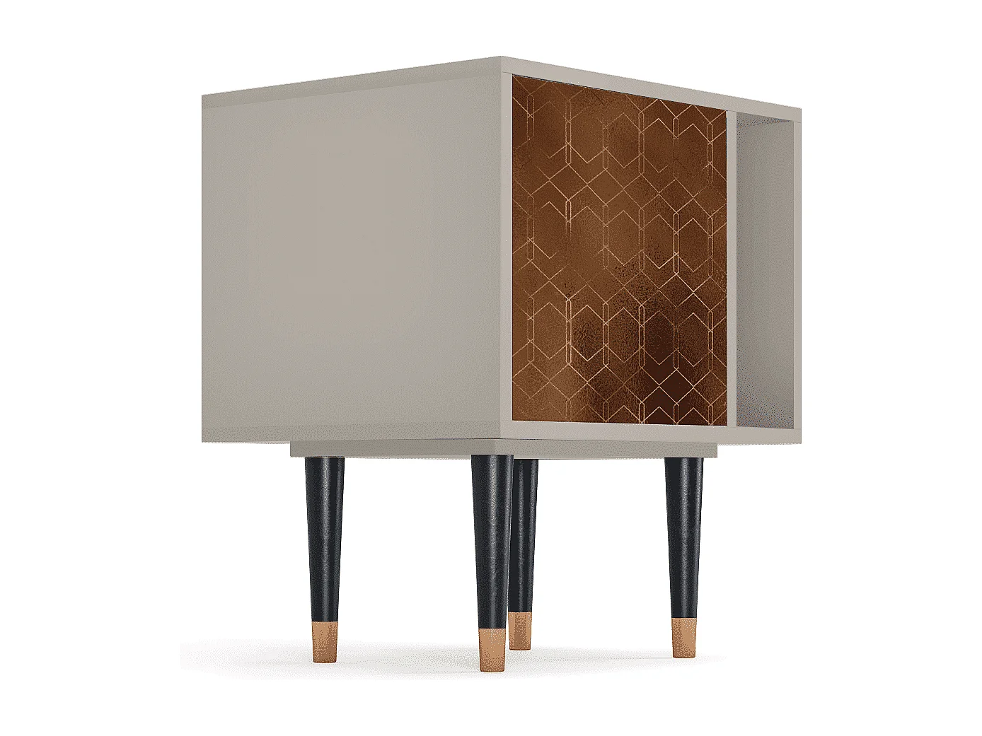 Nachttisch - 57х69х48 cm - S2 - Chocolate Bar, Sand