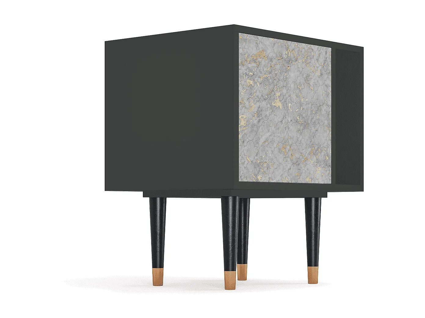 Table de nuit - 57х69х48 cm - S2 - Mariana Trench, Anthracite