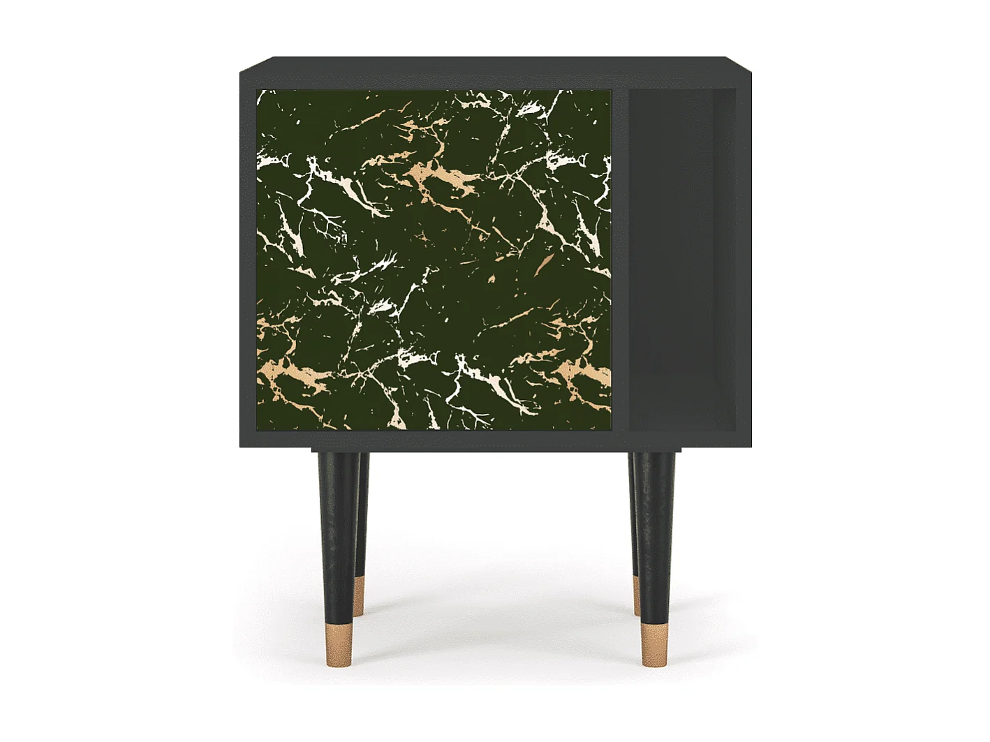 Criado-mudo - 57х69х48 cm - S2 - Amazon Forest, Antracite