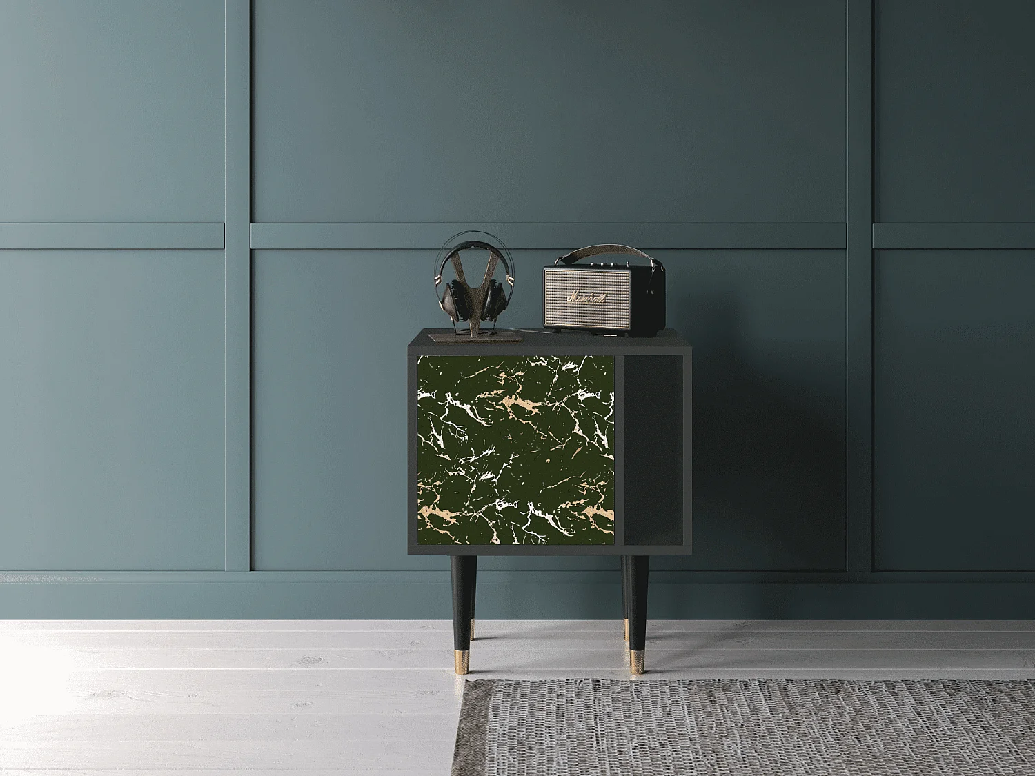 Criado-mudo - 57х69х48 cm - S2 - Amazon Forest, Antracite