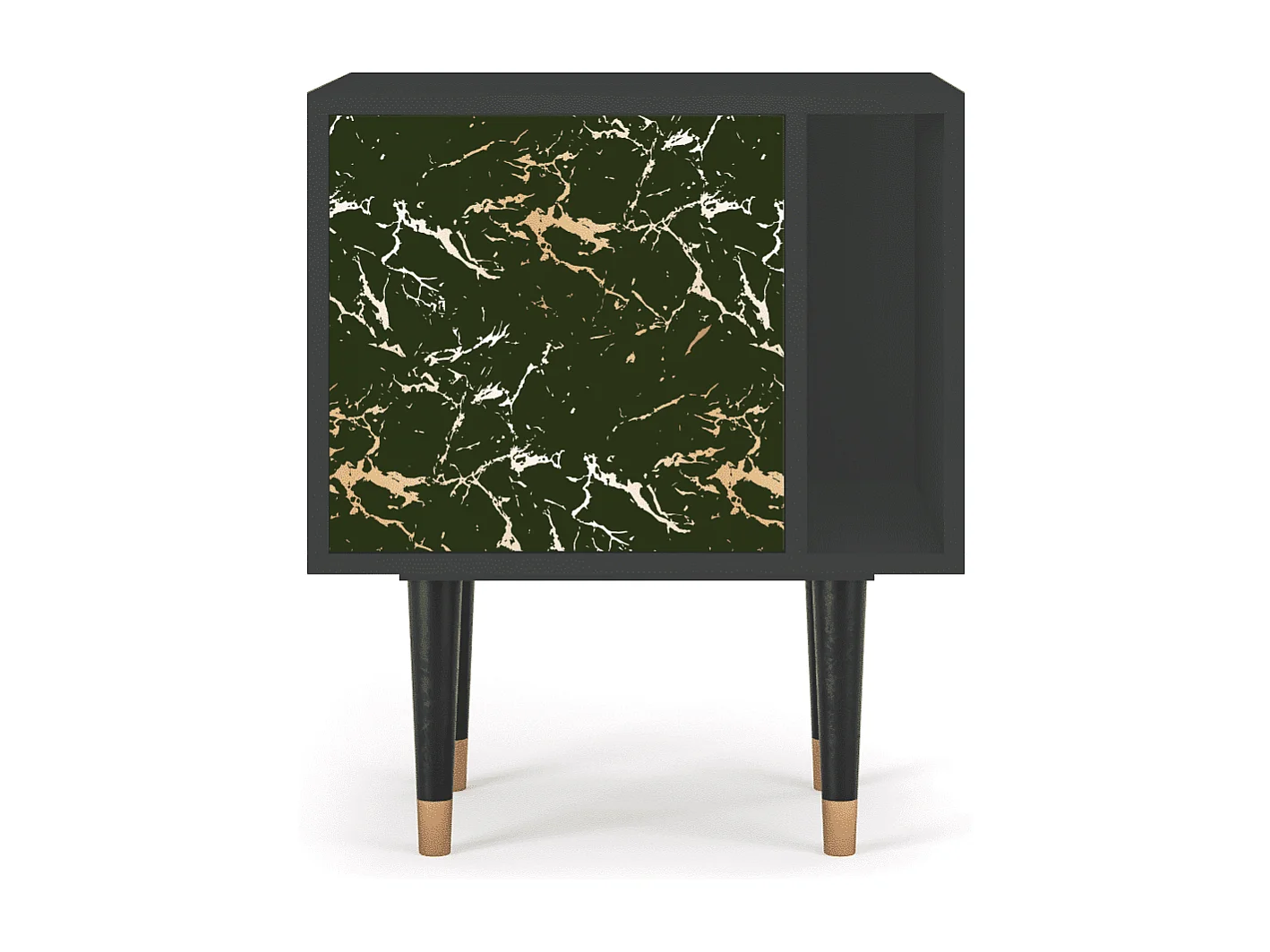 Criado-mudo - 57х69х48 cm - S2 - Amazon Forest, Antracite