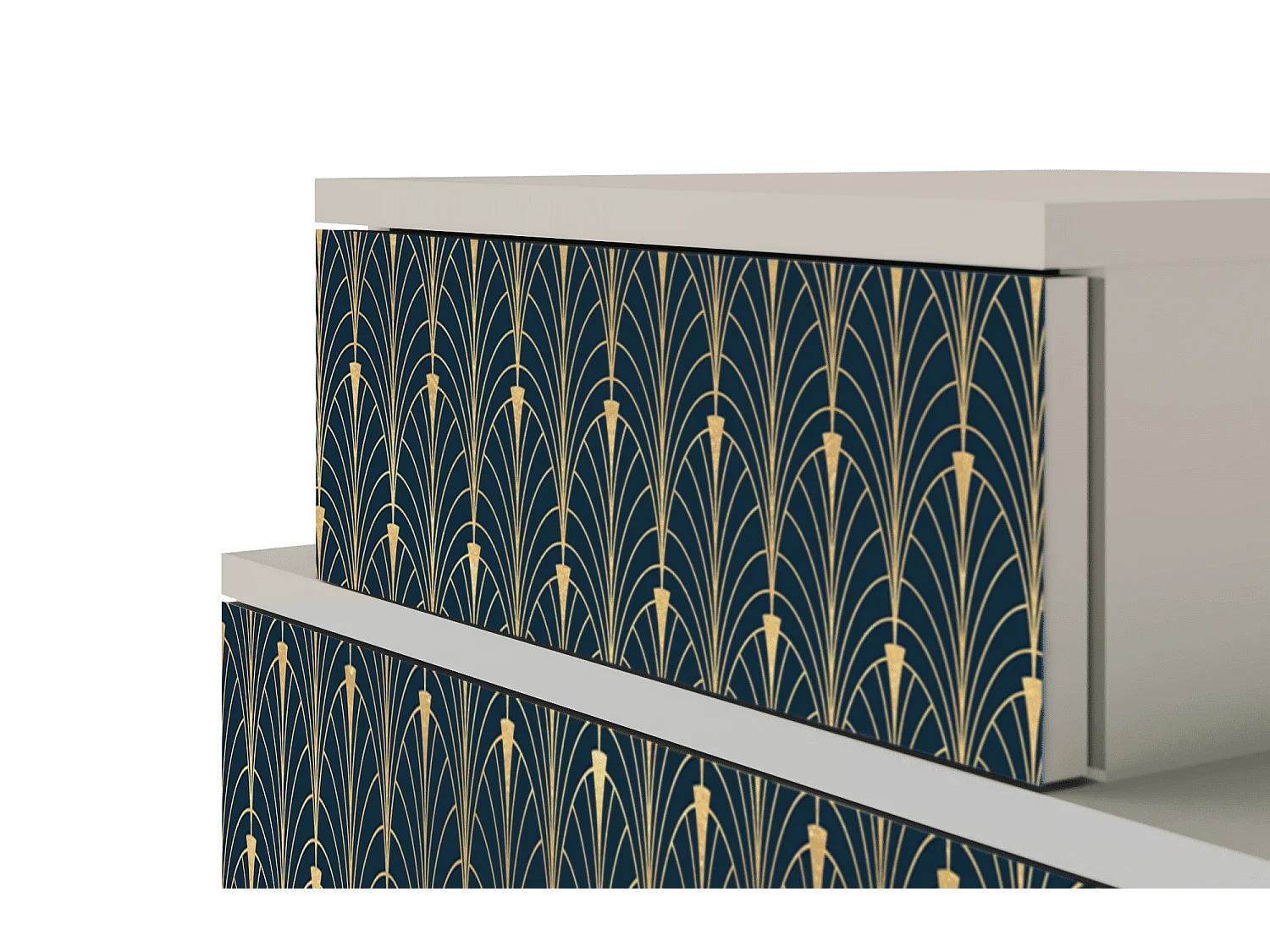 Table de nuit - 58х58х41 cm - NS1 - Flower of the Nile, Sable