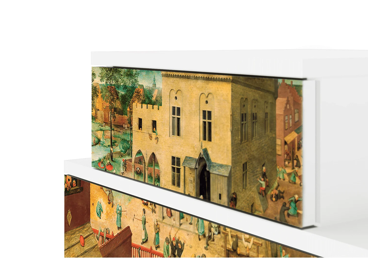 Table de nuit - 58х58х41 cm - NS1 - Children Games, Blanc