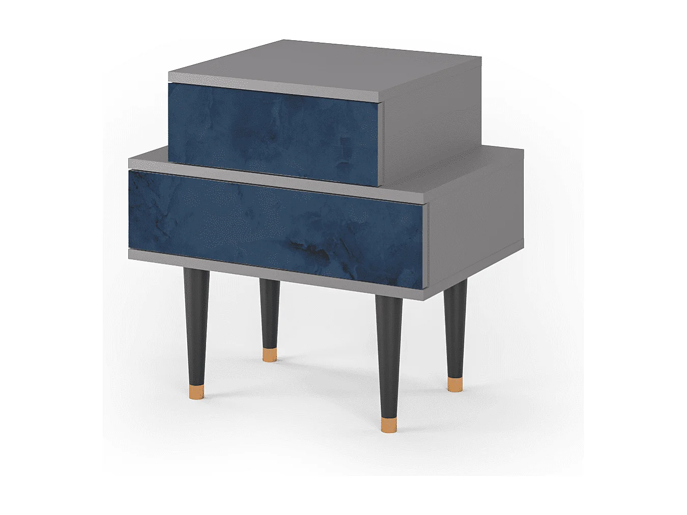 Comodino - 58х58х41 cm - NS1 - Endless Galaxi, Grigio