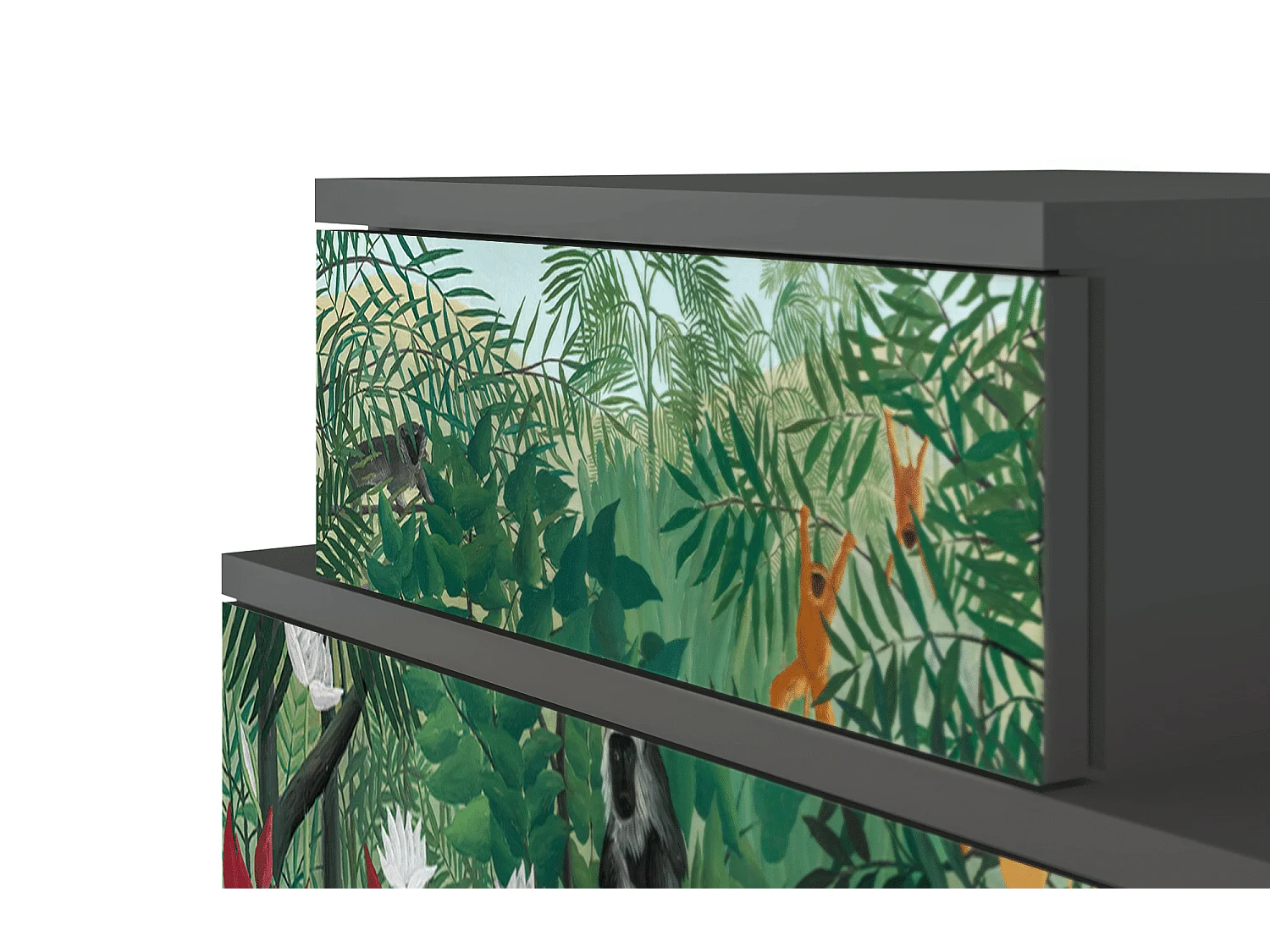 Criado-mudo - 58х58х41 cm - NS1 - Jungles in Paris, Antracite