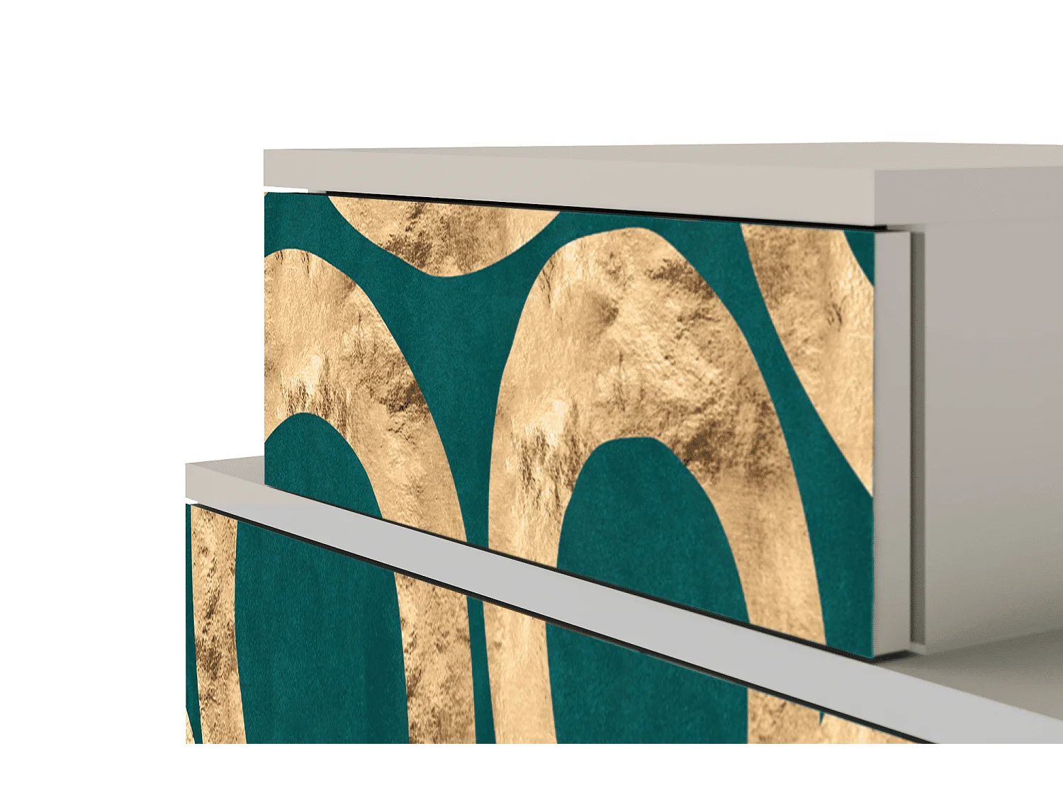 Table de nuit - 58х58х41 cm - NS1 - Zircon Sphere, Sable