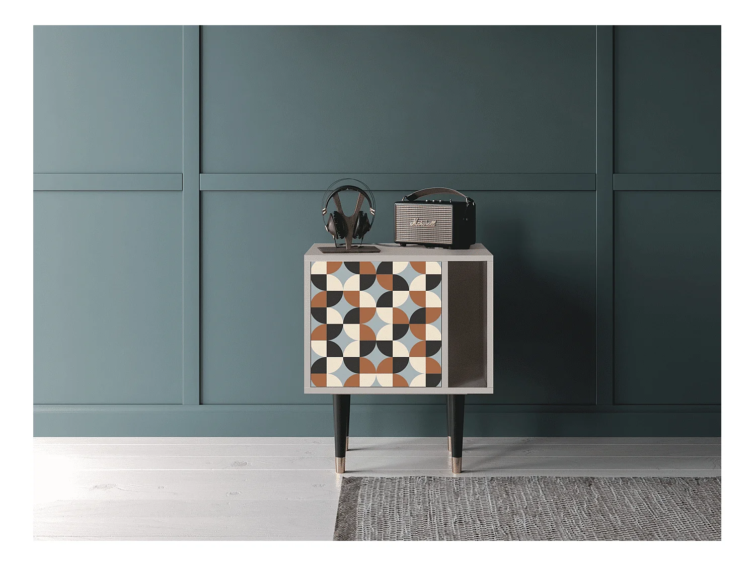 Table de nuit - 57х69х48 cm - S2 - Brown Sensation, Sable