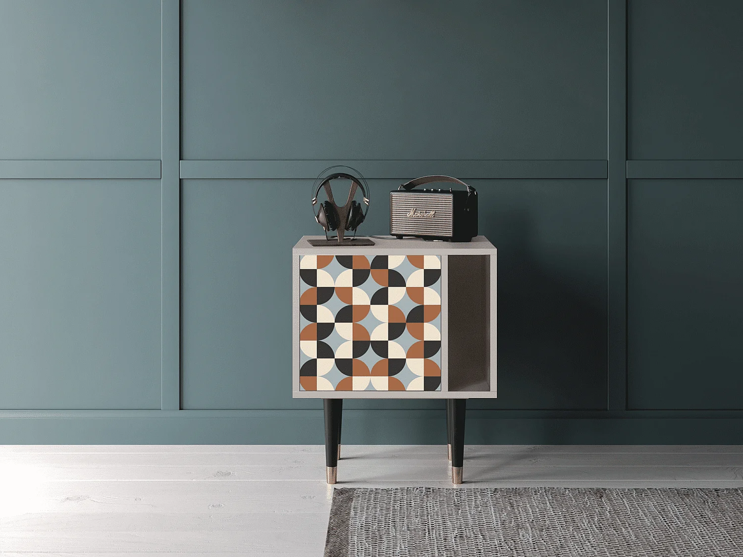 Table de nuit - 57х69х48 cm - S2 - Brown Sensation, Sable