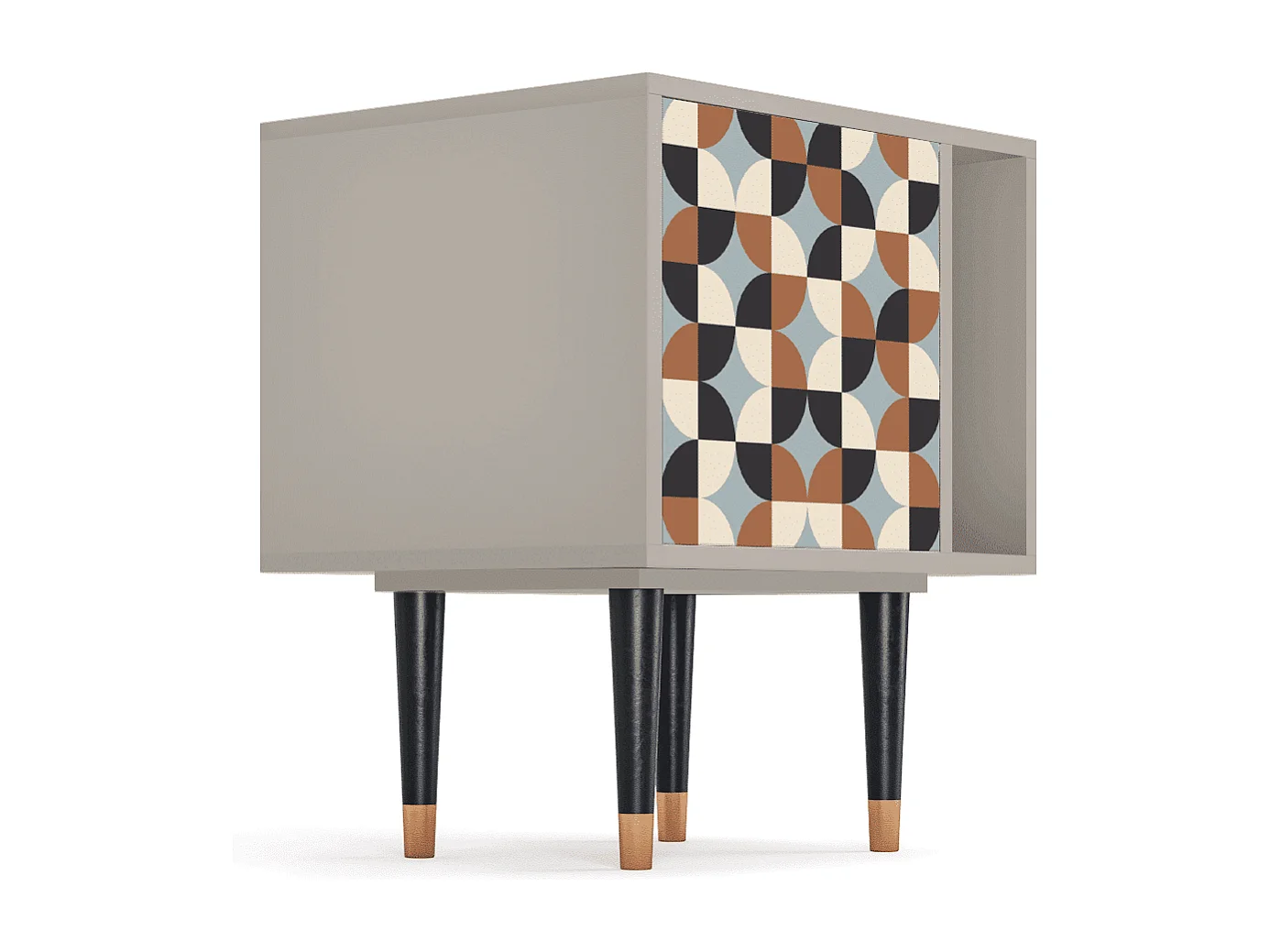 Stolik nocny - 57х69х48 cm - S2 - Brown Sensation, Piaskowy