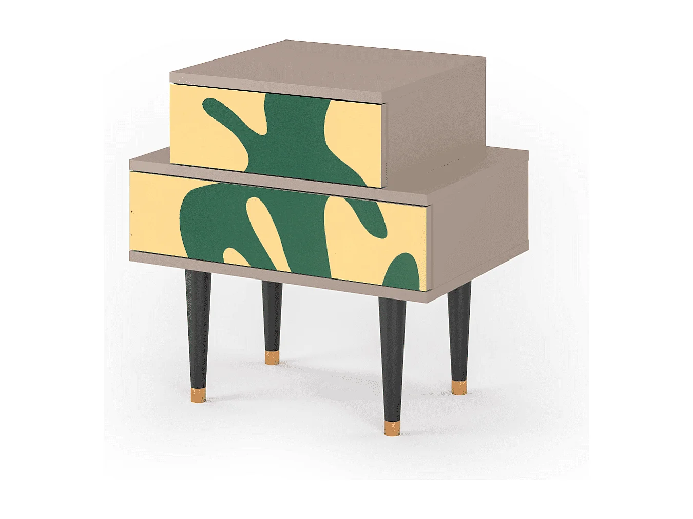 Table de nuit - 58х58х41 cm - NS1 - Constellations by Arp, Latte